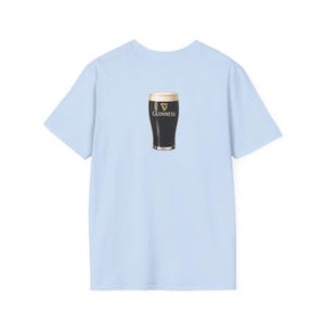 Guinness Pint Illustration T-Shirt | Beer Stout Graphic Tee image 8