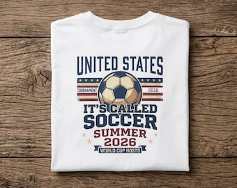 USA It´s Called Fussball T-Shirt | USA Flagge Fußball Emblem