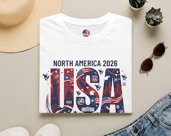 USA Text World Cup T-Shirt