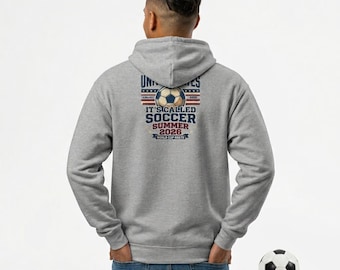 USA Its called Soccer Patriotic Hoodie | USA Independence Zip Sweatshirt