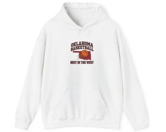 Basketbalhoodie Oklahoma | Vintage collegestijl in Varsity, OKC Pride