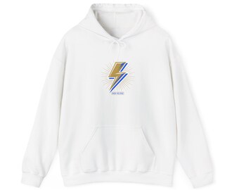 Sunny Lightning Bolt-hoody | Retro kustzomerfleece
