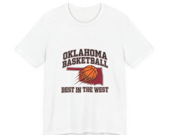 Basketbal-T-shirt Oklahoma | Vintage varsity-hoepels, OKC Pride