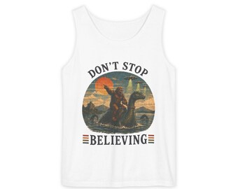 Big Foot reitet Loch Ness Monster Shirt