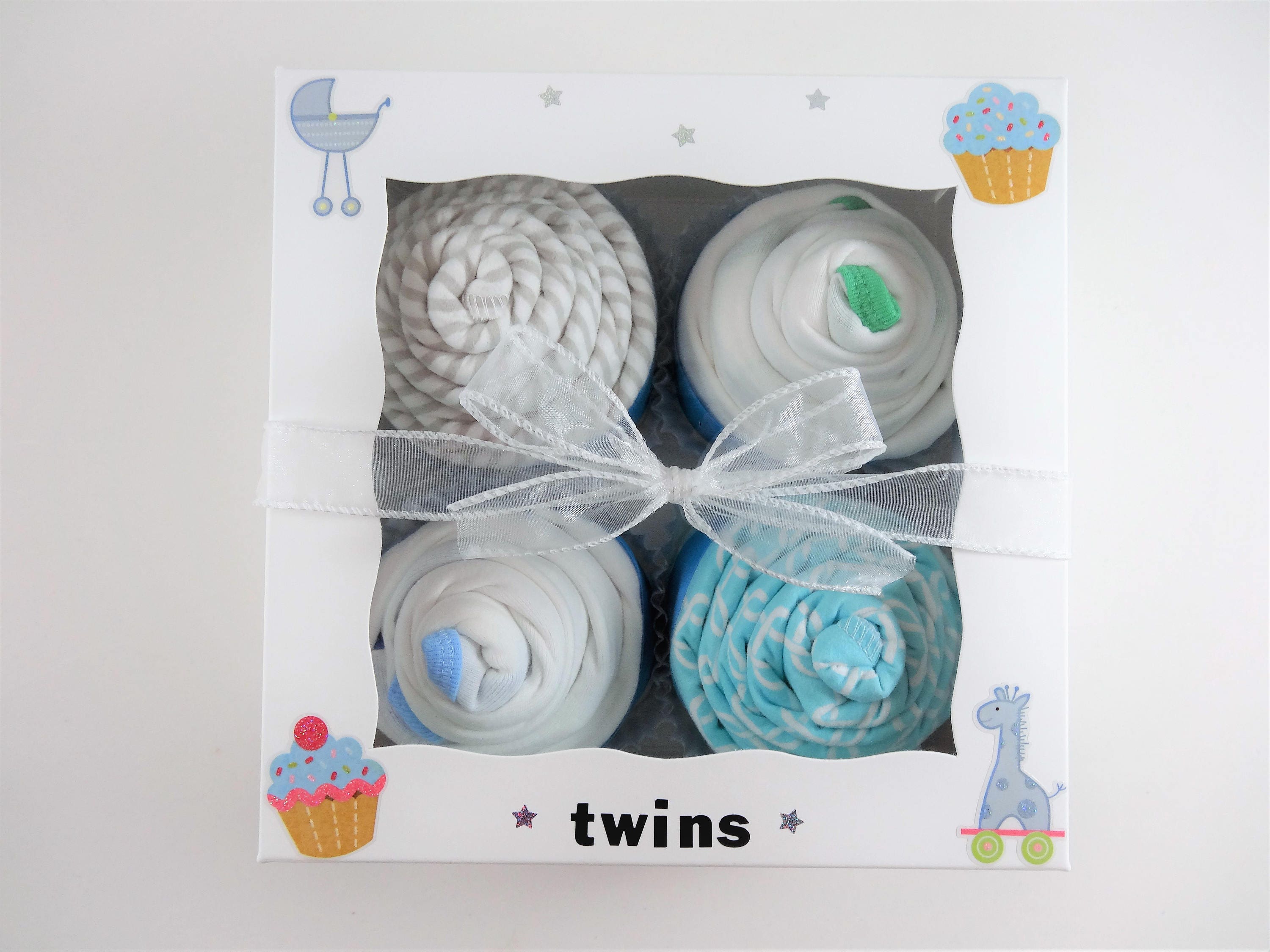 Twin Boy Baby Gift 12 piece set Twins Gift Boy twins gift Etsy
