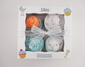 New Baby Boy Gift, Unique Baby Gifts, New Baby Gift Box, Cute Baby Gift Set, Baby Bodysuit Cupcakes, Boy Baby Shower Gift, Boy baby Gift Set