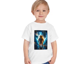 Camiseta de astronauta para niños pequeños, camiseta de la galaxia Portal Cósmico, regalo para amantes del espacio