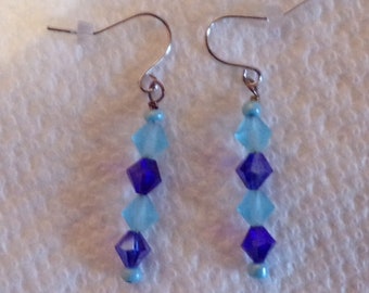 Glass beads Pierced Earrings