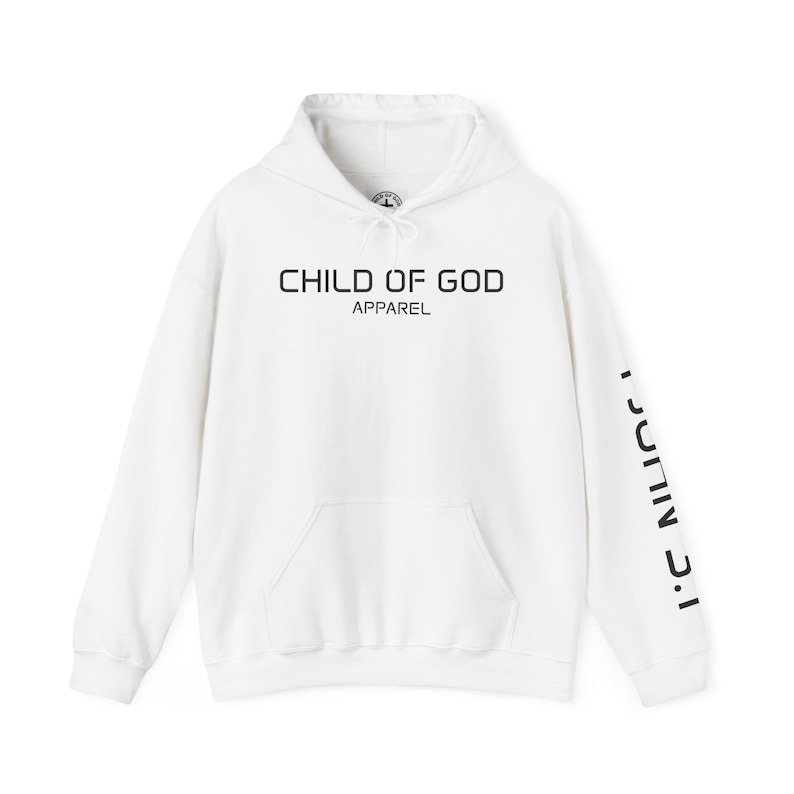 Unisex Christian hoodie, Child of God print, cozy heavy blend pullover