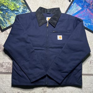 Carhartt detroit jacket navy - Etsy 日本