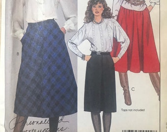 McCall's 9181 ~ Women's Skirt Sewing Pattern ~ Skirts with Pockets ~ Size 12 (waist 26.5") ~ 1984 ~ Uncut ~ Factory Folded ~ Vintage Pattern