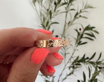 Birth Flower Ring