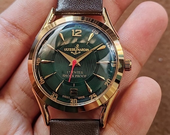 Vintage Ulysse Nardin 17 Jewels Manual Winding Swiss Made Men’s Watch