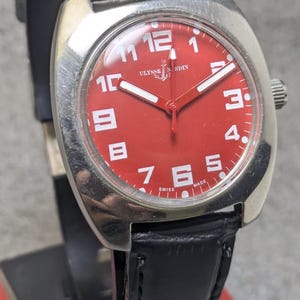 Vintage Ulysse Nardin 17 Jewels Manual Winding Swiss Made Men’s Watch image 8