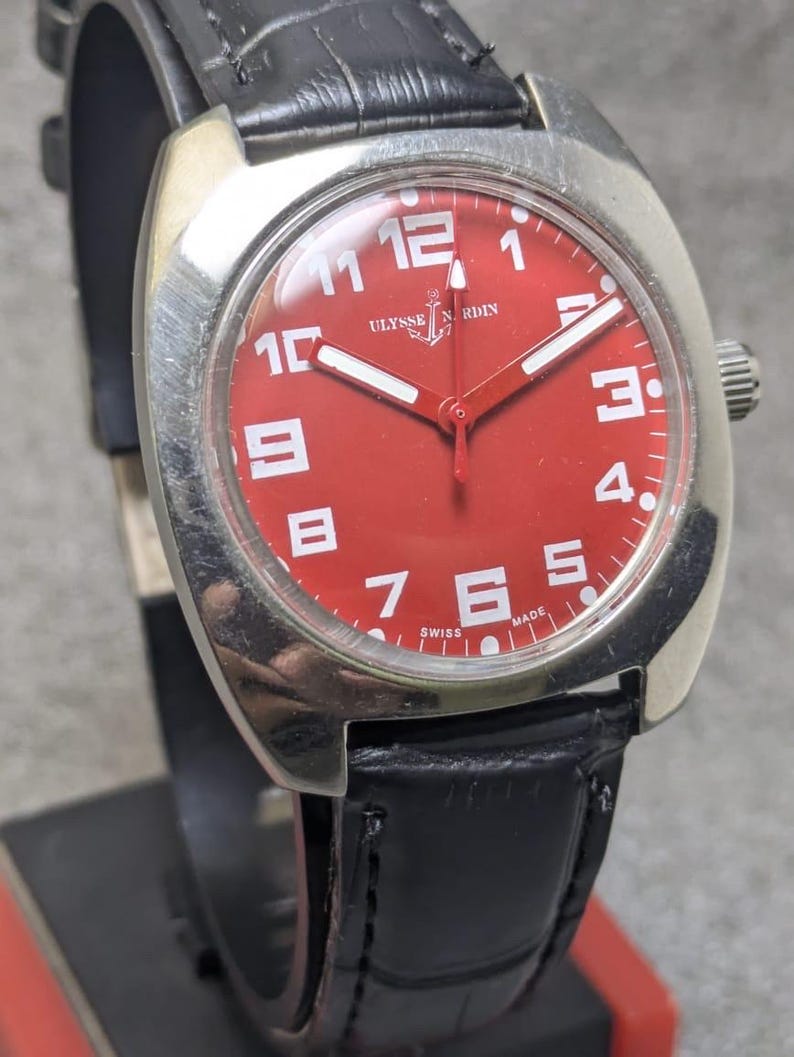 Vintage Ulysse Nardin 17 Jewels Manual Winding Swiss Made Men’s Watch image 8