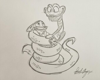 Disney Zootopia 2 Gary Nick and Judy Animation Rough Character Drawing/Sketch signed art handmade/drawn gift customizable