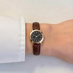 Round Leather Watches for Women - Etsy display picture 2