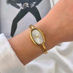 Oval Watch Gold - Etsy