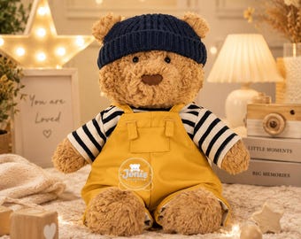 Bartholomew Bear Seafarer Plush | Nautical Sailor Teddy Bear Costume, Soft Stuffed Animal Gift