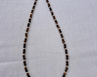 Collana di perline occhio di tigre
