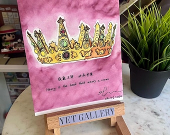 6 "x 9" Kunstdruck | Reproduktion von Original-Gemälde | Kleines Wand Dekor Geschenk