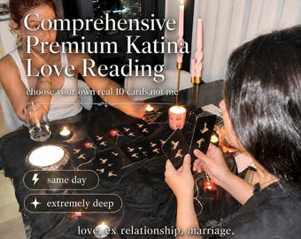 Katina Tarot Love Reading Same Day | In-Depth Love Reading, Brutally Honest Psychic Insights, Hidden Truths, Psychic Timing & Love Guidance
