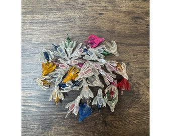 31 tulpbloem kerstminiverlichting push-in-verlichting: retroreflectorcovers vintage