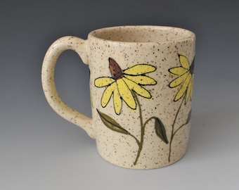 Wildflower Handmade Ceramic Mug