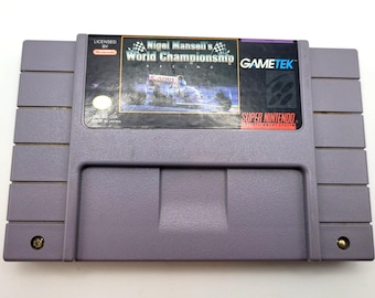Campeonato Mundial de Nigel Mansell (Super Nintendo SNES)