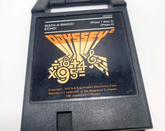 Cartucho de juego Math-a-Magic (Magnavox Odyssey 2, 1978)