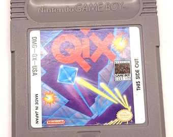 Qix (Nintendo Game Boy, 1990) - Cartucho original y auténtico