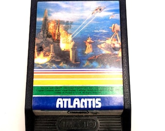 Cartucho de juego de Atlantis (1982, Imagic Mattel Intellivision)