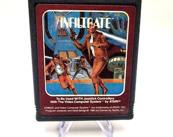 Infiltrate (Atari 2600) Red Label - Missing Spine Label