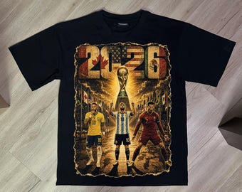 World Cup 2026 PNG T-Shirt Print Design - Last Dance | Digital Download | Black Knockout Halftone + Full Color | DTF/DTG 300DPI