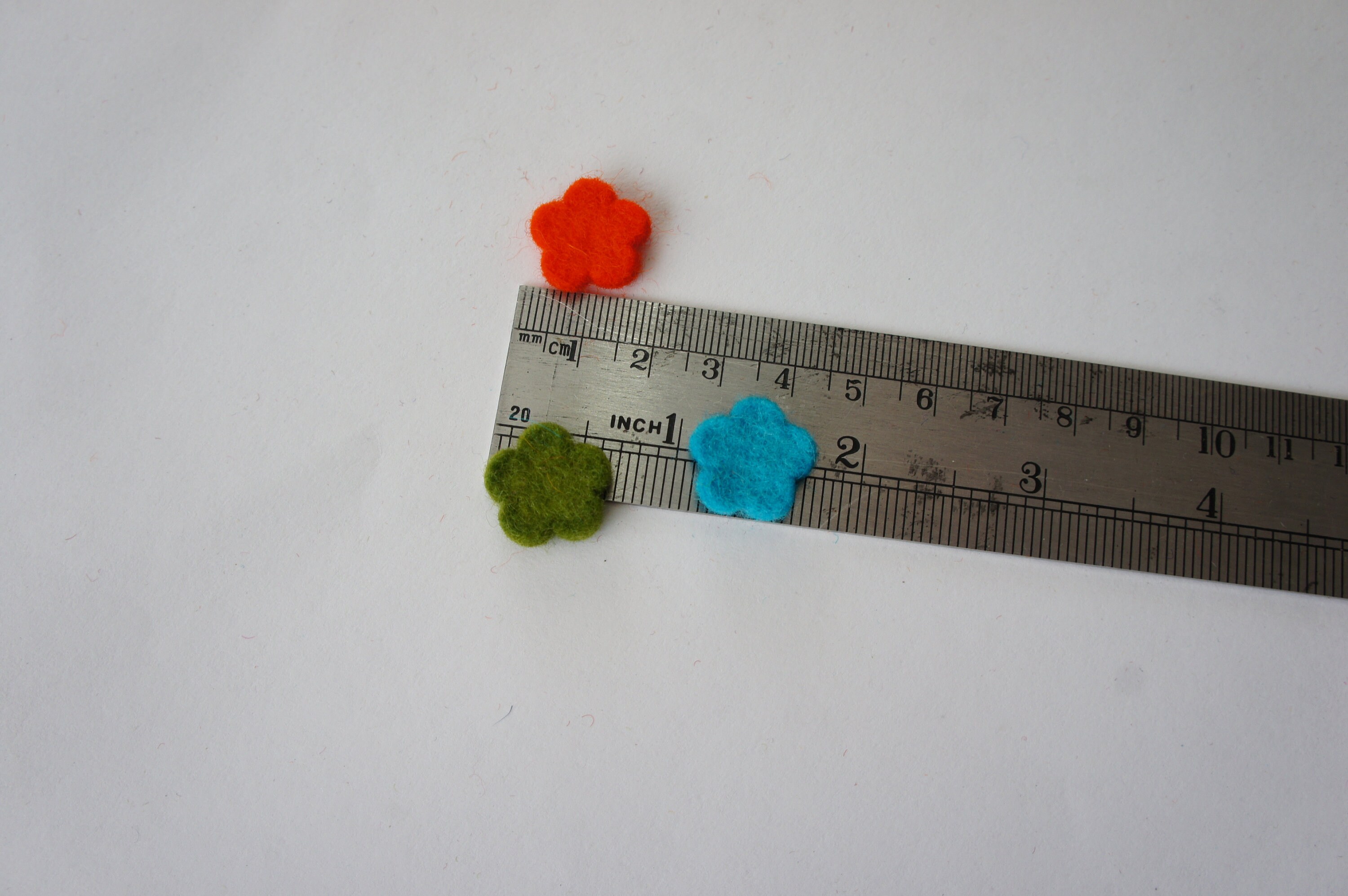 Mini Felt Mini Felt Flower, Die Cut Craft, Choose Color, Felt Shape, Mini Felt ...