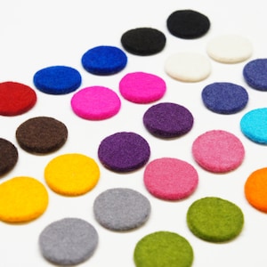 Felt Circle 1.3", Thick 3mm, Felt Circle Eye, Felt Shapes Sewing, DIY Projects, Table Cover Decor, Wool Embellishment Craft, Felt applique