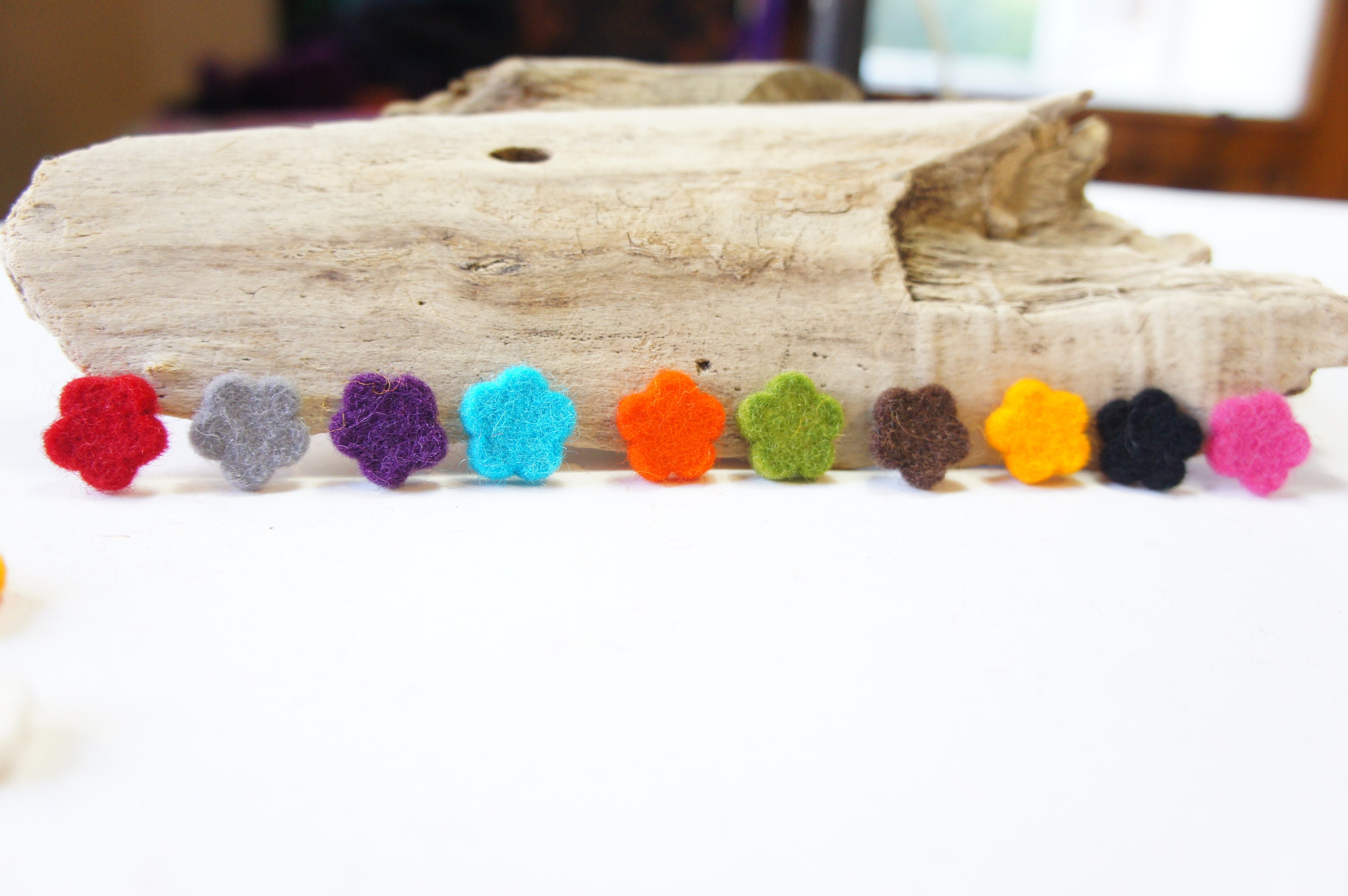 Mini Felt Mini Felt Flower, Die Cut Craft, Choose Color, Felt Shape, Mini Felt ...