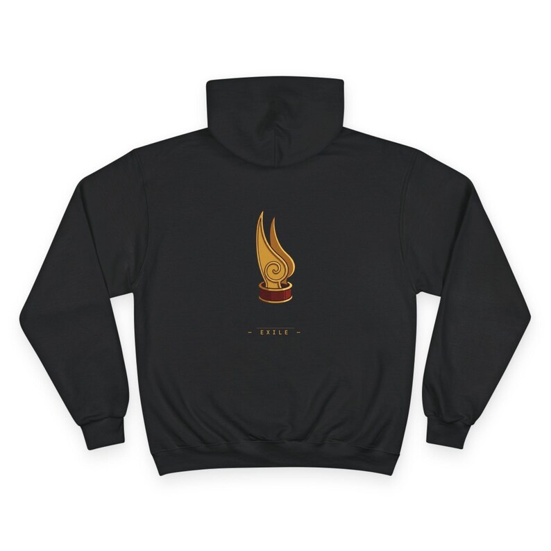 Avatar Fan Art Hoodie | Firebender Waterbender Couple Pullover | ATLA Inspired Champion Sweatshirt image 5