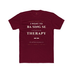 Ba Sing Se Therapy T-Shirt | Avatar Parody Fan Tee | Maroon Cotton Souvenir afbeelding 9