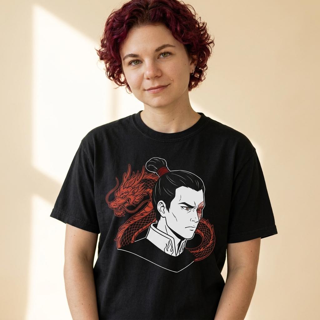 Fire Prince Portrait T-Shirt