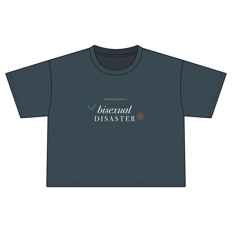 Camiseta "Desastre Bisexual" / Merchandising Divertido del Orgullo Bisexual / Inspirada en Avatar, de Bella Canvas, algodón suave imagen 9