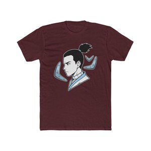Water Tribe Warrior Sokka Portrait Tee | Avatar Inspired Soft Cotton Shirt immagine 7