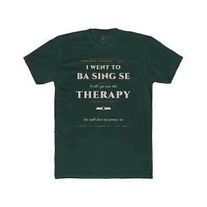 Ba Sing Se Therapy T-Shirt | Avatar Parody Fan Tee | Maroon Cotton Souvenir afbeelding 1
