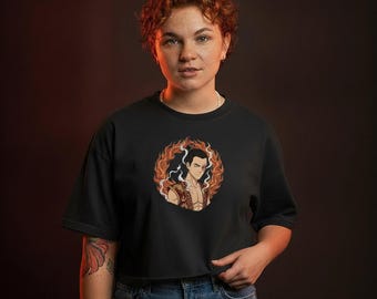 Zuko Shirt | Fire Prince Dragon Vintage Acid Wash Anime Tee | Avatar ATLA Streetwear Fan Graphic Tee