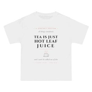 Avatar Iroh Tea Quote T-Shirt | Hot Leaf Juice Sokka Tee, Cream Cotton image 1