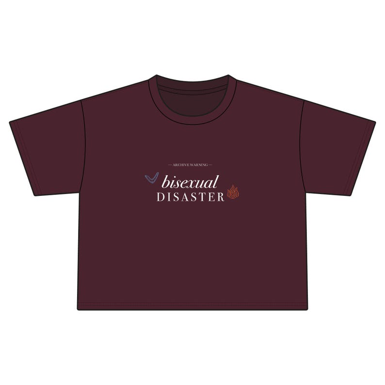 Camiseta "Desastre Bisexual" / Merchandising Divertido del Orgullo Bisexual / Inspirada en Avatar, de Bella Canvas, algodón suave imagen 4