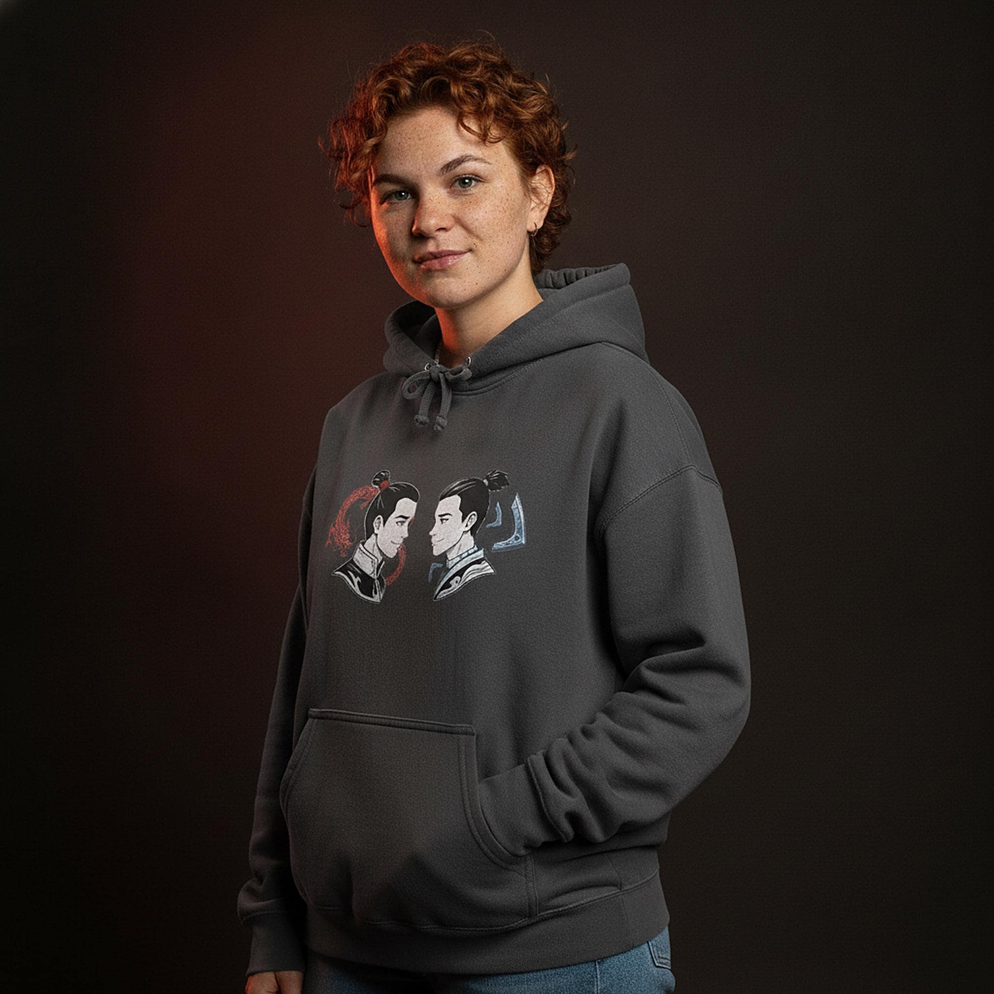 Fire Prince and Water Warrior Hoodie