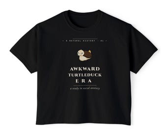 Turtleduck Era T-Shirt | Social Anxiety Tee | Avatar Fan Art Crop