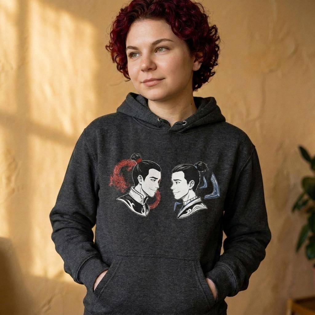 Fire Prince and Water Warrior Hoodie