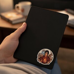 Blue Spirit Sticker | Steamy Anime Masked Swordsman Kiss-Cut Vinyl Decal | Avatar ATLA Zuko Fan Art Bild 2